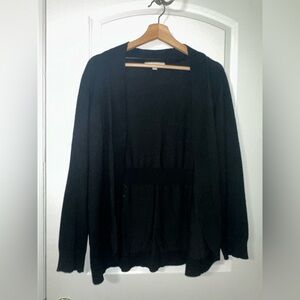 Black Cardigan Sweater
